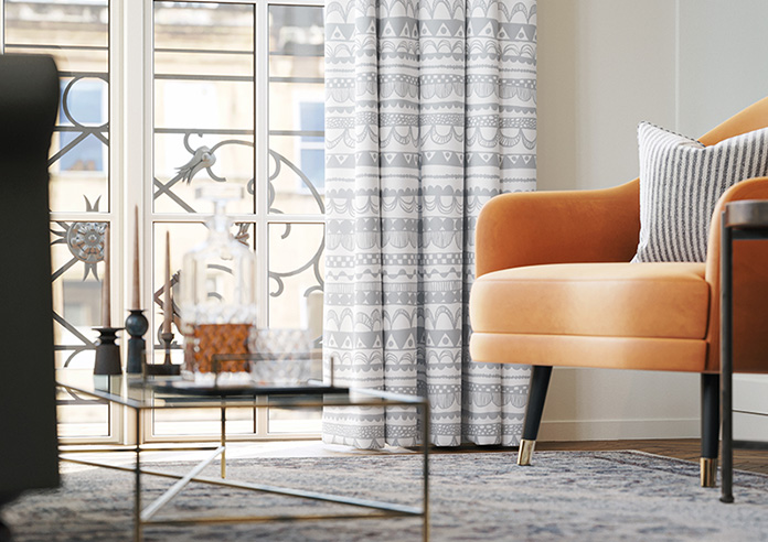 Bohemian, Ashen - Made to Measure Curtains - Image 5